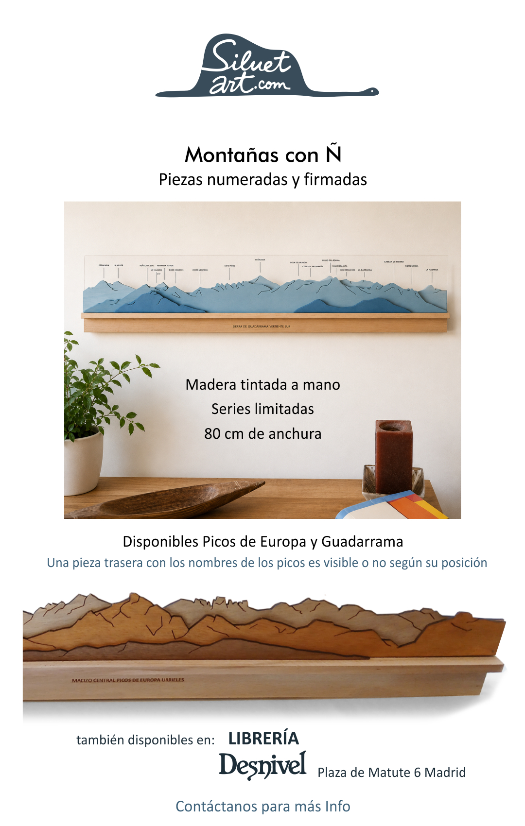 Siluet Art – Colección 2026 Montañas con Ñ